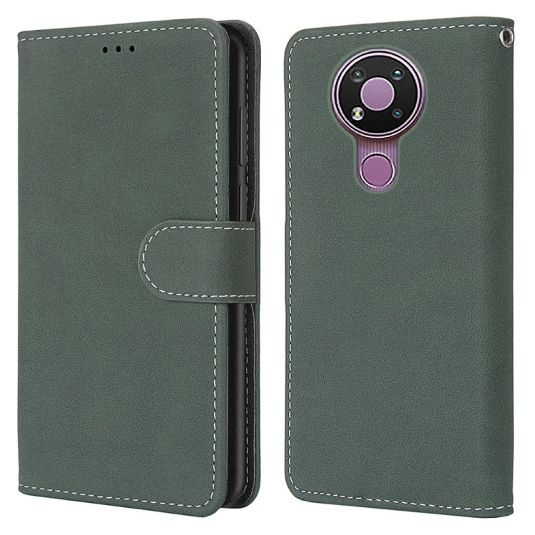 For Nokia 3.4 Retro Frosted Horizontal Flip PU Leather Case with Holder & Card Slots & Wallet & Photo Frame