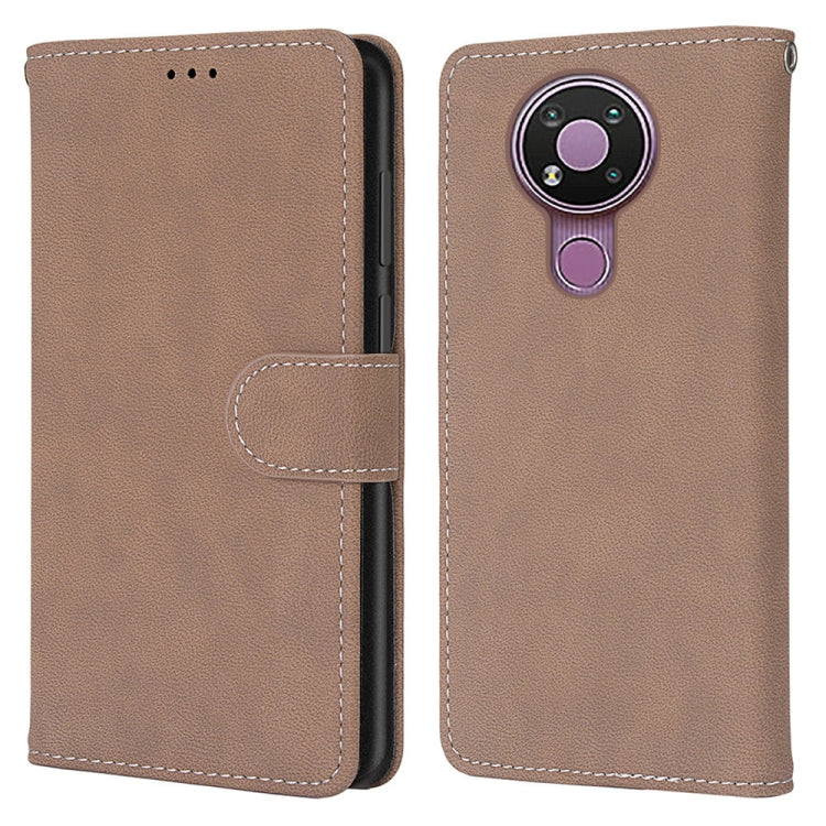 For Nokia 3.4 Retro Frosted Horizontal Flip PU Leather Case with Holder & Card Slots & Wallet & Photo Frame