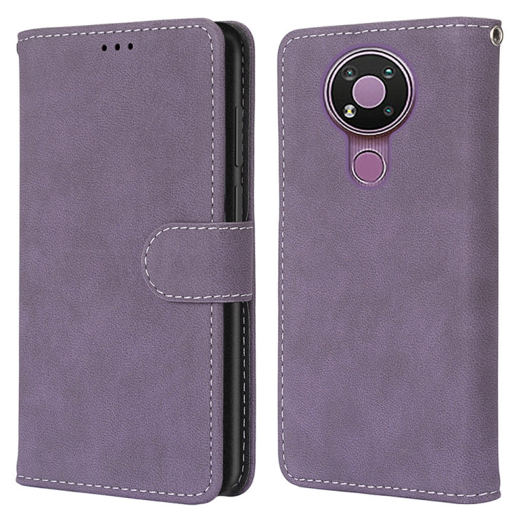 For Nokia 3.4 Retro Frosted Horizontal Flip PU Leather Case with Holder & Card Slots & Wallet & Photo Frame