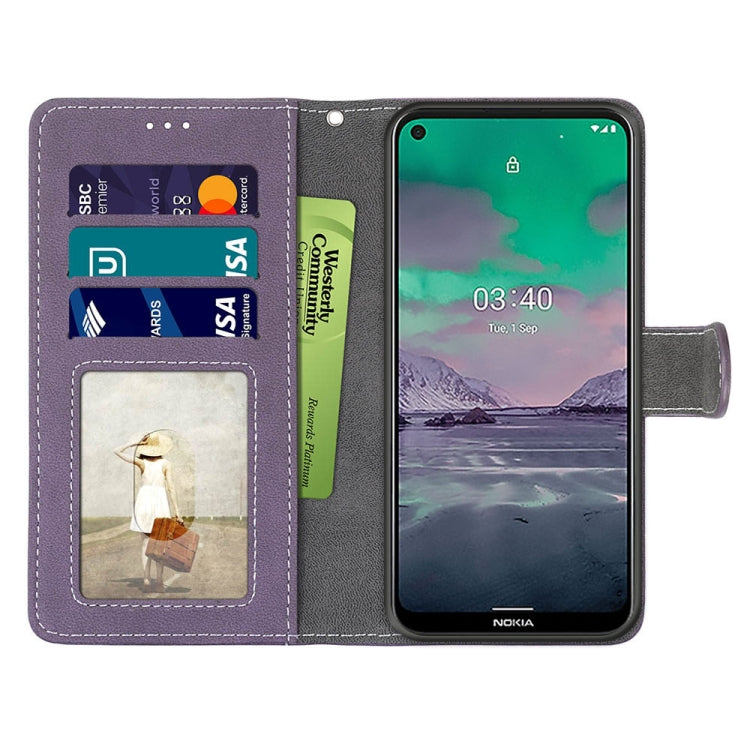 For Nokia 3.4 Retro Frosted Horizontal Flip PU Leather Case with Holder & Card Slots & Wallet & Photo Frame