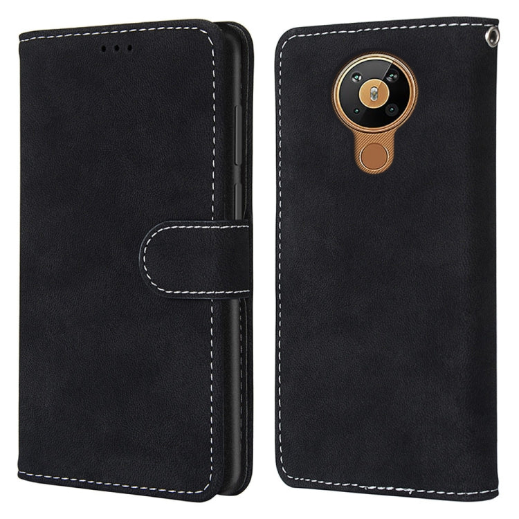 For Nokia 5.3 Retro Frosted Horizontal Flip PU Leather Case with Holder & Card Slots & Wallet & Photo Frame
