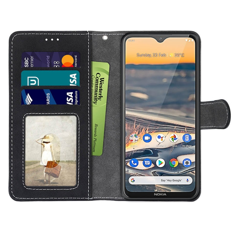 For Nokia 5.3 Retro Frosted Horizontal Flip PU Leather Case with Holder & Card Slots & Wallet & Photo Frame