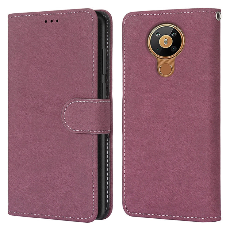 For Nokia 5.3 Retro Frosted Horizontal Flip PU Leather Case with Holder & Card Slots & Wallet & Photo Frame