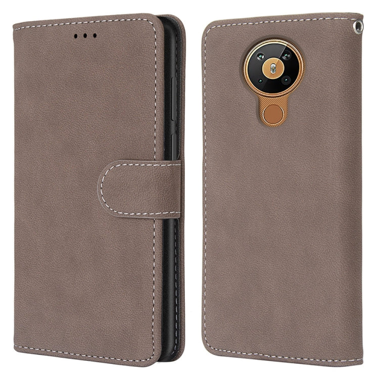 For Nokia 5.3 Retro Frosted Horizontal Flip PU Leather Case with Holder & Card Slots & Wallet & Photo Frame