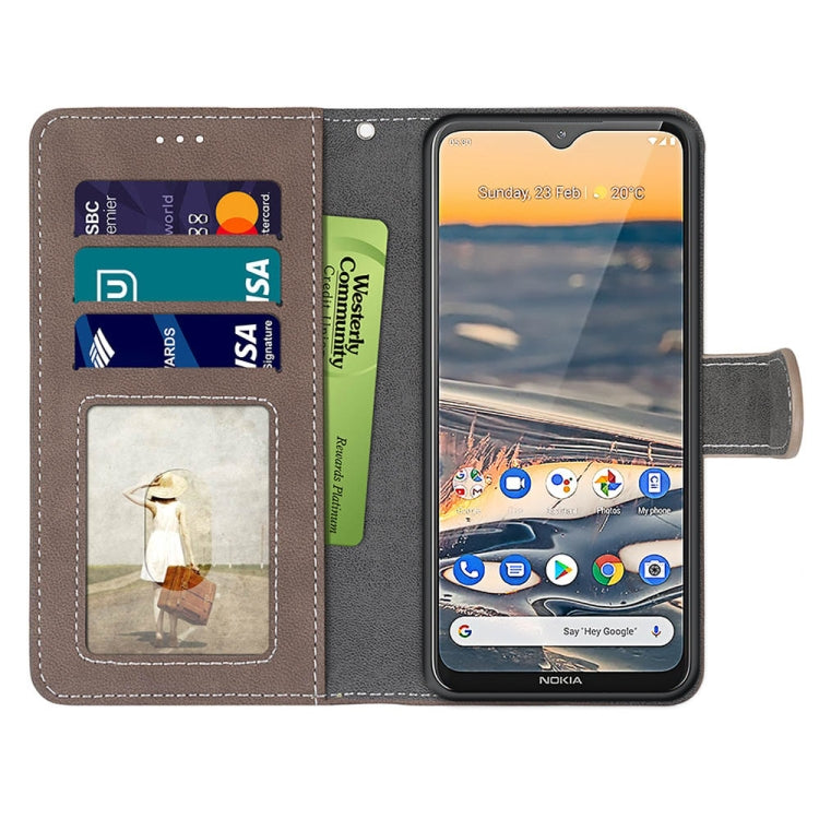 For Nokia 5.3 Retro Frosted Horizontal Flip PU Leather Case with Holder & Card Slots & Wallet & Photo Frame
