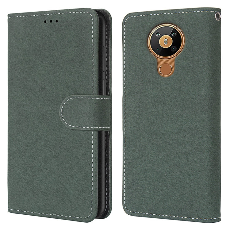 For Nokia 5.3 Retro Frosted Horizontal Flip PU Leather Case with Holder & Card Slots & Wallet & Photo Frame