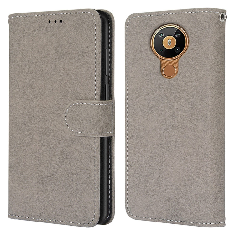 For Nokia 5.3 Retro Frosted Horizontal Flip PU Leather Case with Holder & Card Slots & Wallet & Photo Frame