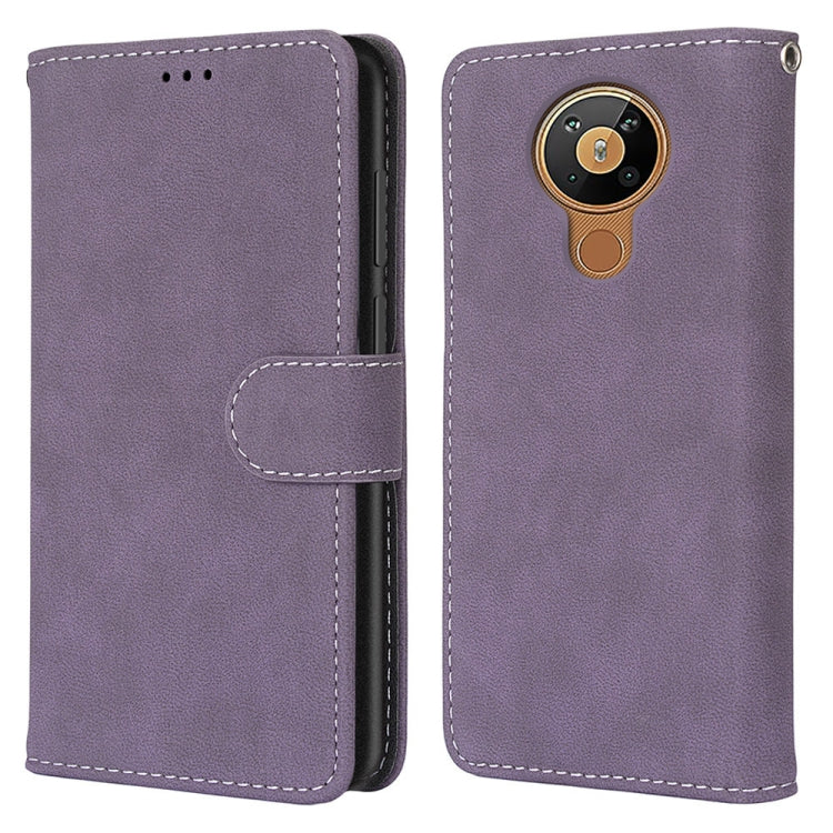 For Nokia 5.3 Retro Frosted Horizontal Flip PU Leather Case with Holder & Card Slots & Wallet & Photo Frame