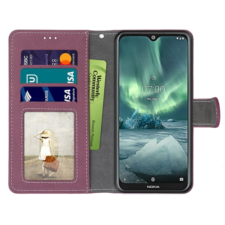 For Nokia 7.2 Retro Frosted Horizontal Flip PU Leather Case with Holder & Card Slots & Wallet & Photo Frame