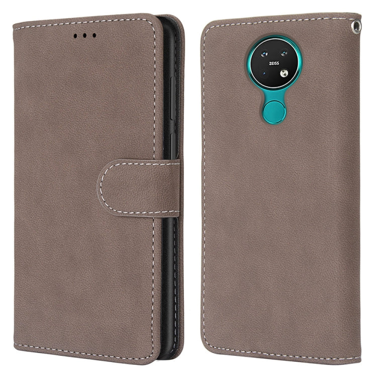 For Nokia 7.2 Retro Frosted Horizontal Flip PU Leather Case with Holder & Card Slots & Wallet & Photo Frame