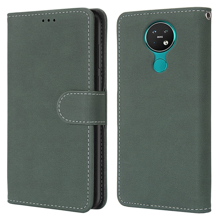For Nokia 7.2 Retro Frosted Horizontal Flip PU Leather Case with Holder & Card Slots & Wallet & Photo Frame