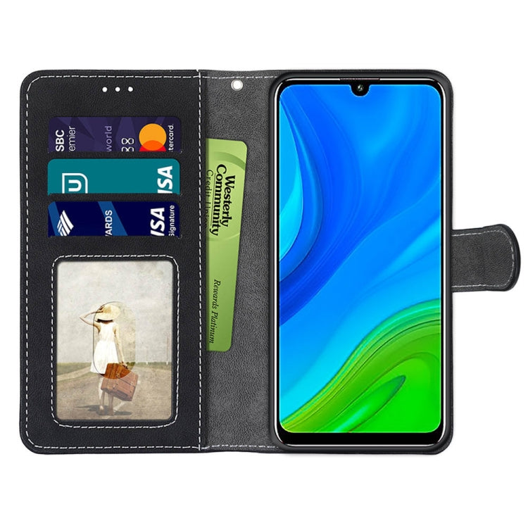 For Huawei P Smart 2020 Retro Frosted Horizontal Flip PU Leather Case with Holder & Card Slots & Wallet & Photo Frame