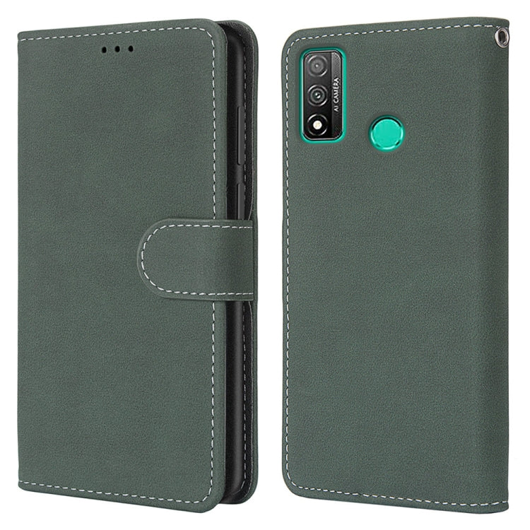 For Huawei P Smart 2020 Retro Frosted Horizontal Flip PU Leather Case with Holder & Card Slots & Wallet & Photo Frame