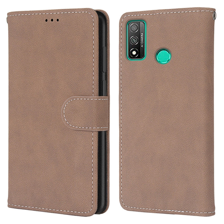 For Huawei P Smart 2020 Retro Frosted Horizontal Flip PU Leather Case with Holder & Card Slots & Wallet & Photo Frame
