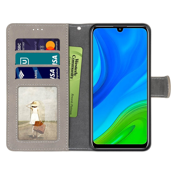 For Huawei P Smart 2020 Retro Frosted Horizontal Flip PU Leather Case with Holder & Card Slots & Wallet & Photo Frame