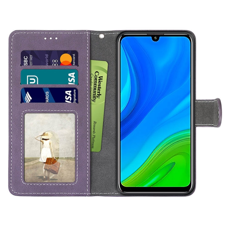 For Huawei P Smart 2020 Retro Frosted Horizontal Flip PU Leather Case with Holder & Card Slots & Wallet & Photo Frame