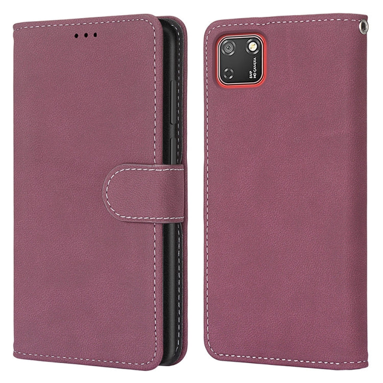 For Huawei Y5p / Honor 9S Retro Frosted Horizontal Flip PU Leather Case with Holder & Card Slots & Wallet & Photo Frame