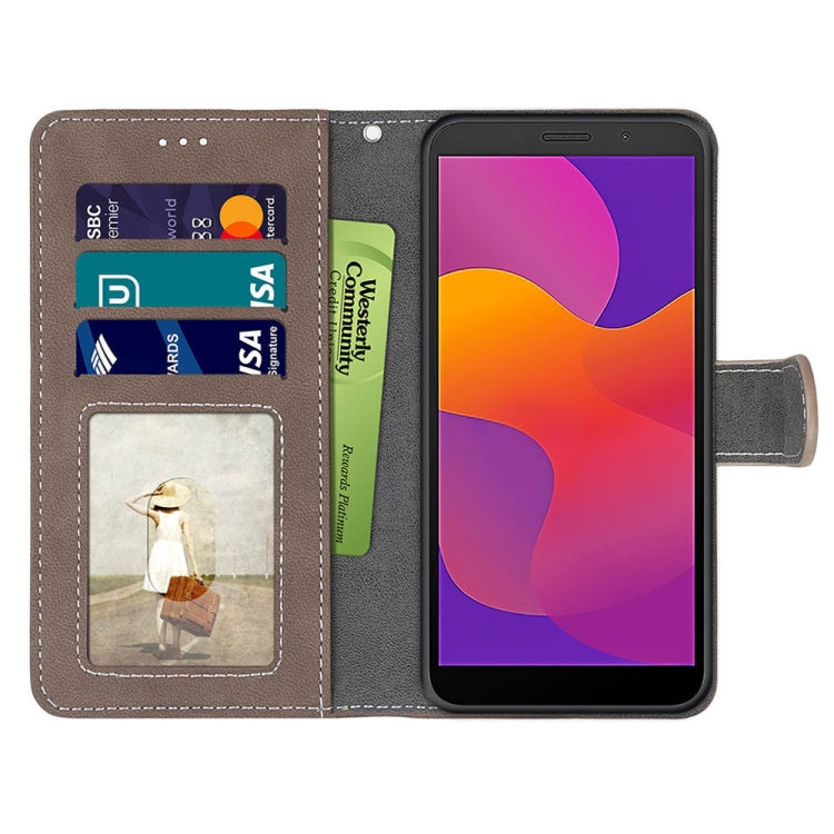 For Huawei Y5p / Honor 9S Retro Frosted Horizontal Flip PU Leather Case with Holder & Card Slots & Wallet & Photo Frame