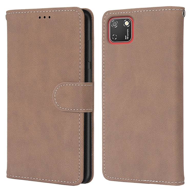 For Huawei Y5p / Honor 9S Retro Frosted Horizontal Flip PU Leather Case with Holder & Card Slots & Wallet & Photo Frame