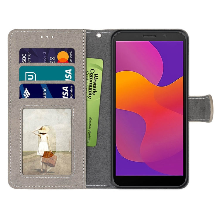 For Huawei Y5p / Honor 9S Retro Frosted Horizontal Flip PU Leather Case with Holder & Card Slots & Wallet & Photo Frame
