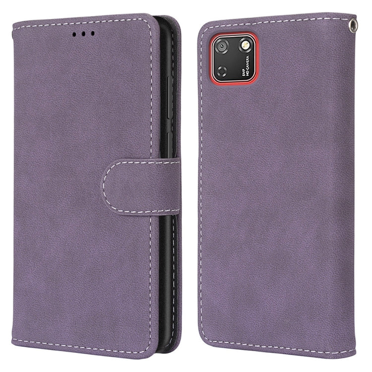 For Huawei Y5p / Honor 9S Retro Frosted Horizontal Flip PU Leather Case with Holder & Card Slots & Wallet & Photo Frame