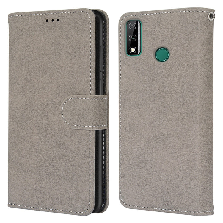 For Huawei Y8s Retro Frosted Horizontal Flip PU Leather Case with Holder & Card Slots & Wallet & Photo Frame