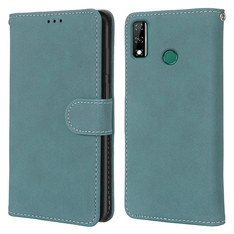 For Huawei Y8s Retro Frosted Horizontal Flip PU Leather Case with Holder & Card Slots & Wallet & Photo Frame