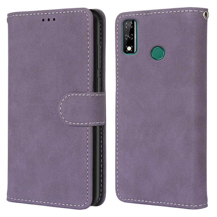 For Huawei Y8s Retro Frosted Horizontal Flip PU Leather Case with Holder & Card Slots & Wallet & Photo Frame