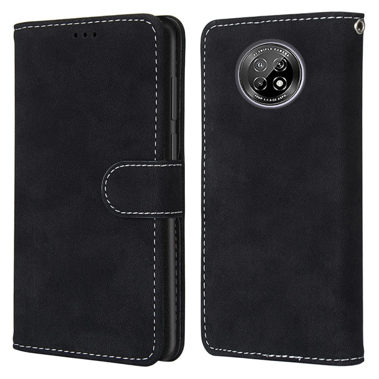 For Huawei Enjoy 20 Plus Retro Frosted Horizontal Flip PU Leather Case with Holder & Card Slots & Wallet & Photo Frame