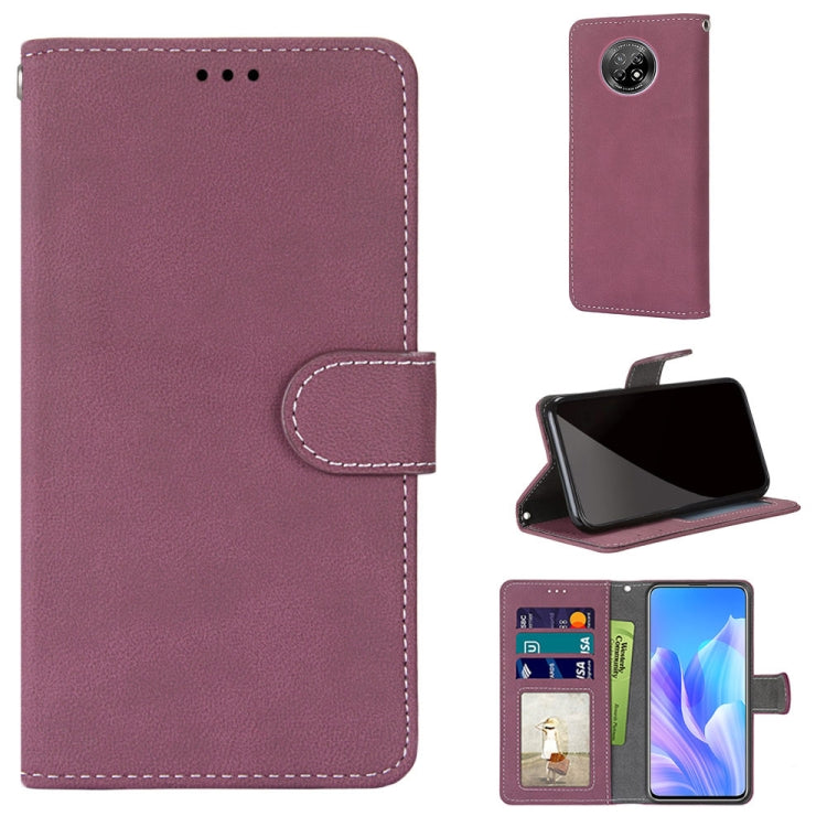 For Huawei Enjoy 20 Plus Retro Frosted Horizontal Flip PU Leather Case with Holder & Card Slots & Wallet & Photo Frame