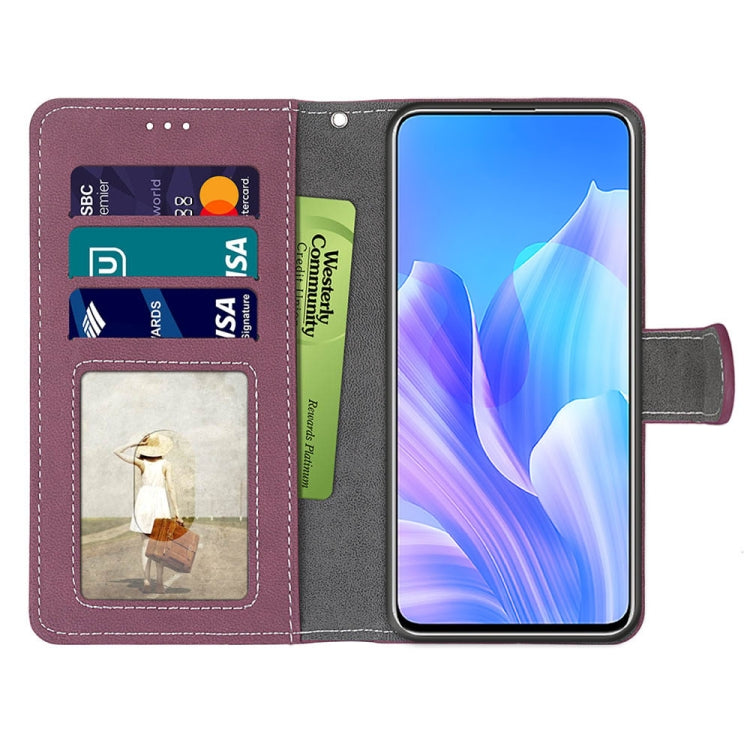 For Huawei Enjoy 20 Plus Retro Frosted Horizontal Flip PU Leather Case with Holder & Card Slots & Wallet & Photo Frame