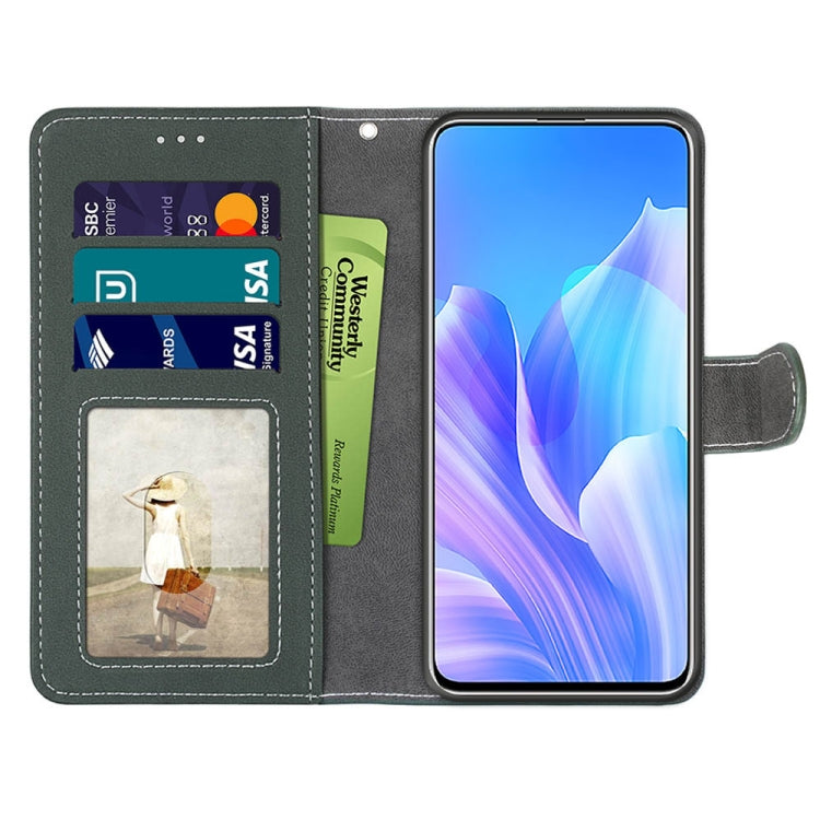 For Huawei Enjoy 20 Plus Retro Frosted Horizontal Flip PU Leather Case with Holder & Card Slots & Wallet & Photo Frame