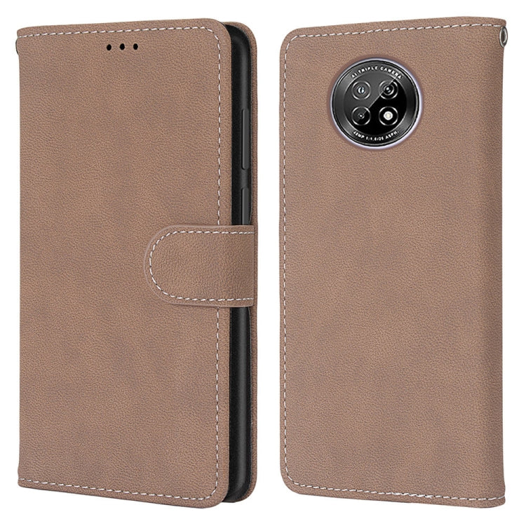 For Huawei Enjoy 20 Plus Retro Frosted Horizontal Flip PU Leather Case with Holder & Card Slots & Wallet & Photo Frame