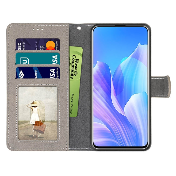 For Huawei Enjoy 20 Plus Retro Frosted Horizontal Flip PU Leather Case with Holder & Card Slots & Wallet & Photo Frame