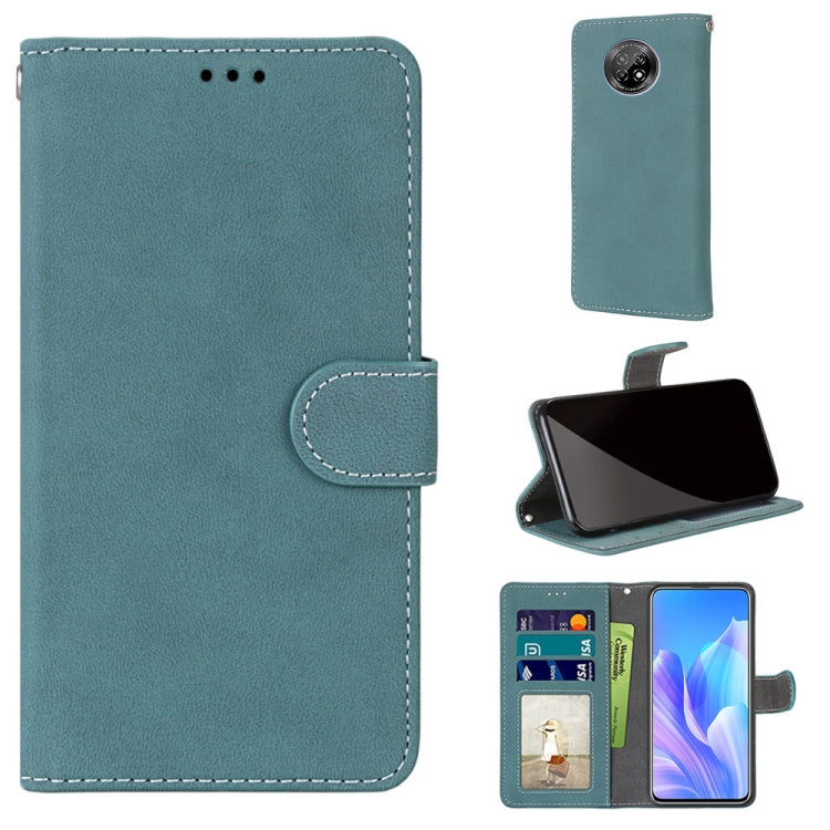 For Huawei Enjoy 20 Plus Retro Frosted Horizontal Flip PU Leather Case with Holder & Card Slots & Wallet & Photo Frame
