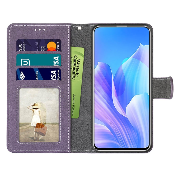 For Huawei Enjoy 20 Plus Retro Frosted Horizontal Flip PU Leather Case with Holder & Card Slots & Wallet & Photo Frame