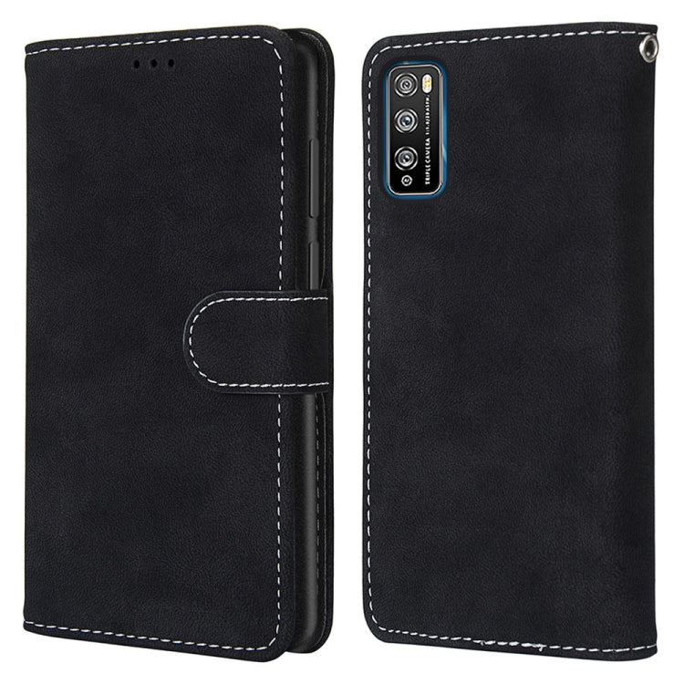 For Huawei Enjoy Z / Enjoy 20 Pro Retro Frosted Horizontal Flip PU Leather Case with Holder & Card Slots & Wallet & Photo Frame
