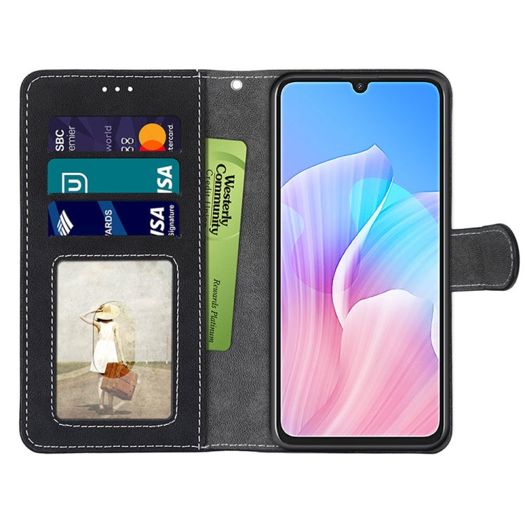 For Huawei Enjoy Z / Enjoy 20 Pro Retro Frosted Horizontal Flip PU Leather Case with Holder & Card Slots & Wallet & Photo Frame