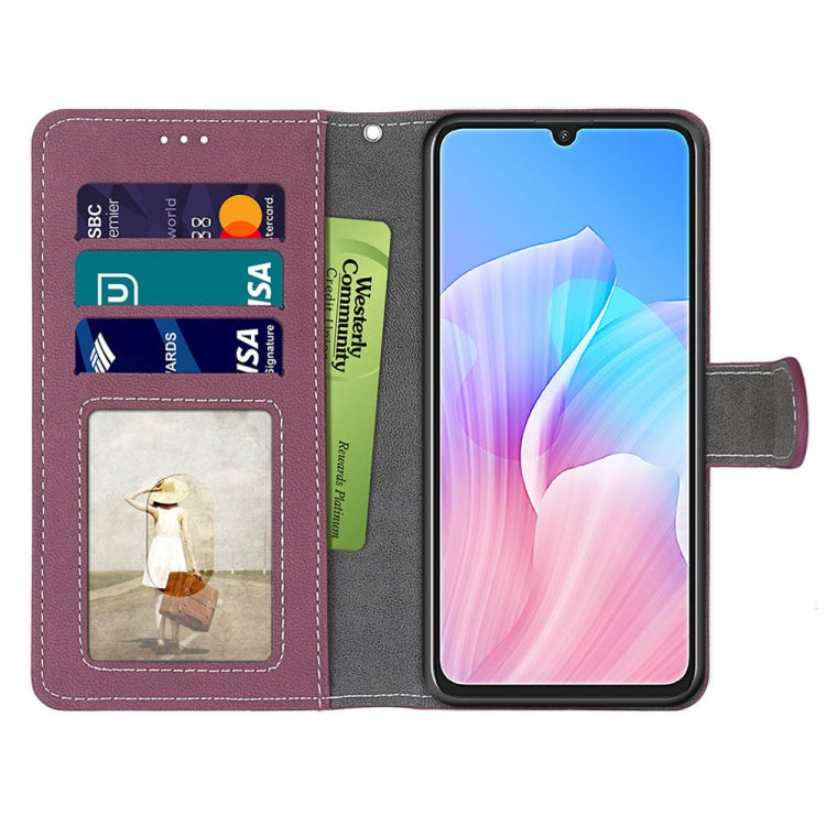 For Huawei Enjoy Z / Enjoy 20 Pro Retro Frosted Horizontal Flip PU Leather Case with Holder & Card Slots & Wallet & Photo Frame