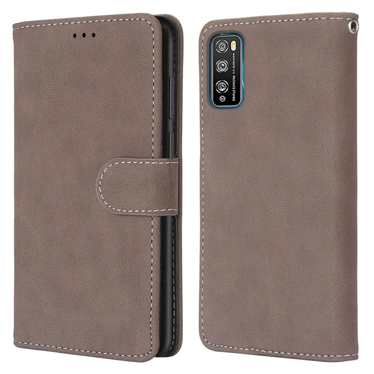 For Huawei Enjoy Z / Enjoy 20 Pro Retro Frosted Horizontal Flip PU Leather Case with Holder & Card Slots & Wallet & Photo Frame