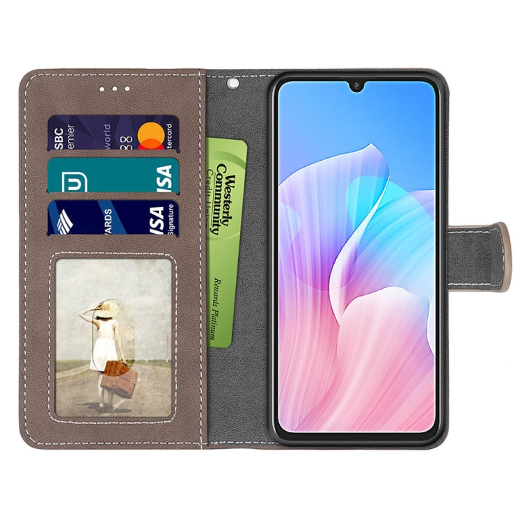 For Huawei Enjoy Z / Enjoy 20 Pro Retro Frosted Horizontal Flip PU Leather Case with Holder & Card Slots & Wallet & Photo Frame
