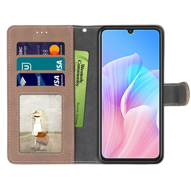 For Huawei Enjoy Z / Enjoy 20 Pro Retro Frosted Horizontal Flip PU Leather Case with Holder & Card Slots & Wallet & Photo Frame