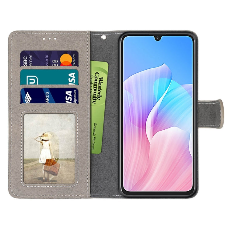 For Huawei Enjoy Z / Enjoy 20 Pro Retro Frosted Horizontal Flip PU Leather Case with Holder & Card Slots & Wallet & Photo Frame