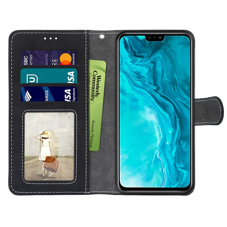 For Huawei Honor 9X Lite Retro Frosted Horizontal Flip PU Leather Case with Holder & Card Slots & Wallet & Photo Frame