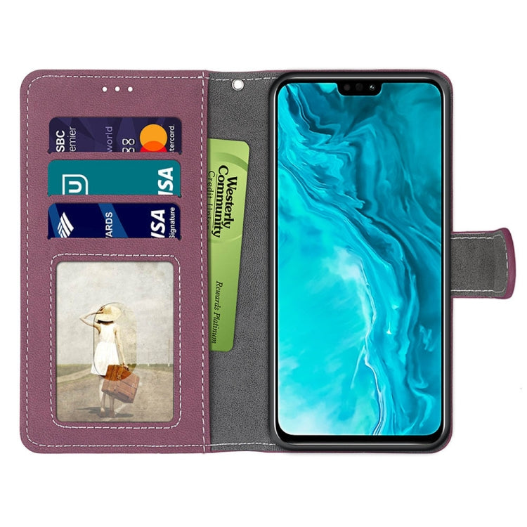 For Huawei Honor 9X Lite Retro Frosted Horizontal Flip PU Leather Case with Holder & Card Slots & Wallet & Photo Frame