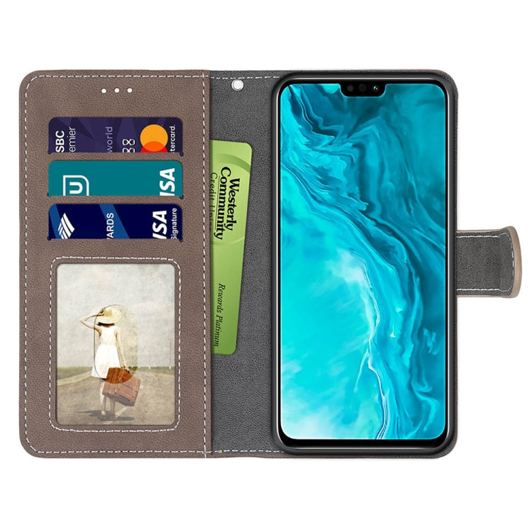 For Huawei Honor 9X Lite Retro Frosted Horizontal Flip PU Leather Case with Holder & Card Slots & Wallet & Photo Frame
