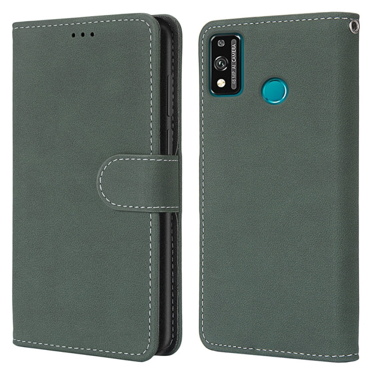 For Huawei Honor 9X Lite Retro Frosted Horizontal Flip PU Leather Case with Holder & Card Slots & Wallet & Photo Frame