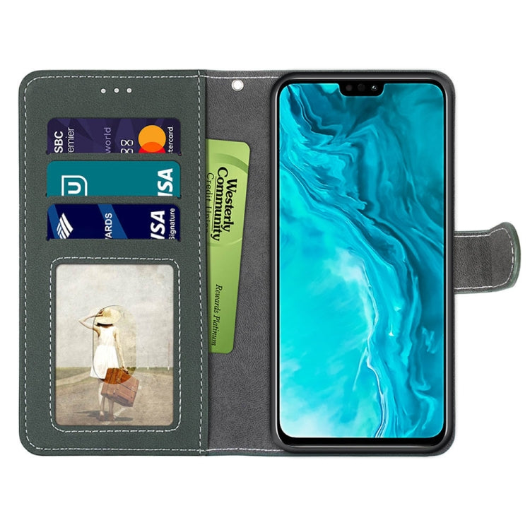 For Huawei Honor 9X Lite Retro Frosted Horizontal Flip PU Leather Case with Holder & Card Slots & Wallet & Photo Frame