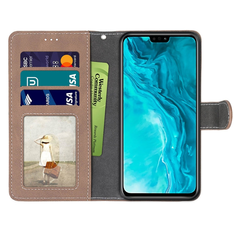 For Huawei Honor 9X Lite Retro Frosted Horizontal Flip PU Leather Case with Holder & Card Slots & Wallet & Photo Frame