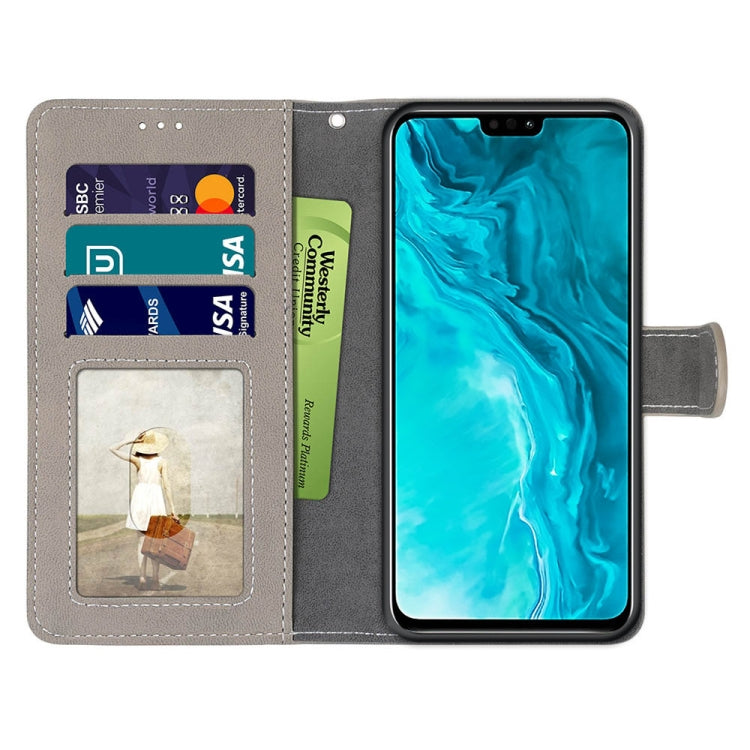 For Huawei Honor 9X Lite Retro Frosted Horizontal Flip PU Leather Case with Holder & Card Slots & Wallet & Photo Frame